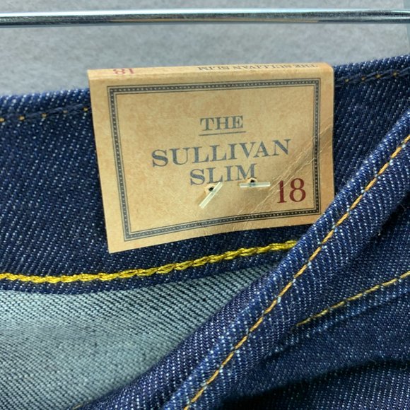 **SOLD**Polo Ralph Lauren Jeans Boys 18-20 Blue Sullivan Slim Dark Wash Stretch - Picture 13 of 15